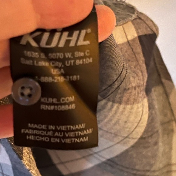 Kuhl- Size S Hanna Flannel LS Shirt - Arctic - Picture 8 of 11